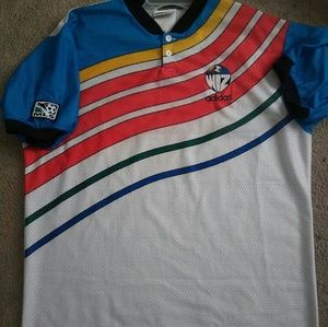 Vintage adidas MLS Kansas city wizards Jersey